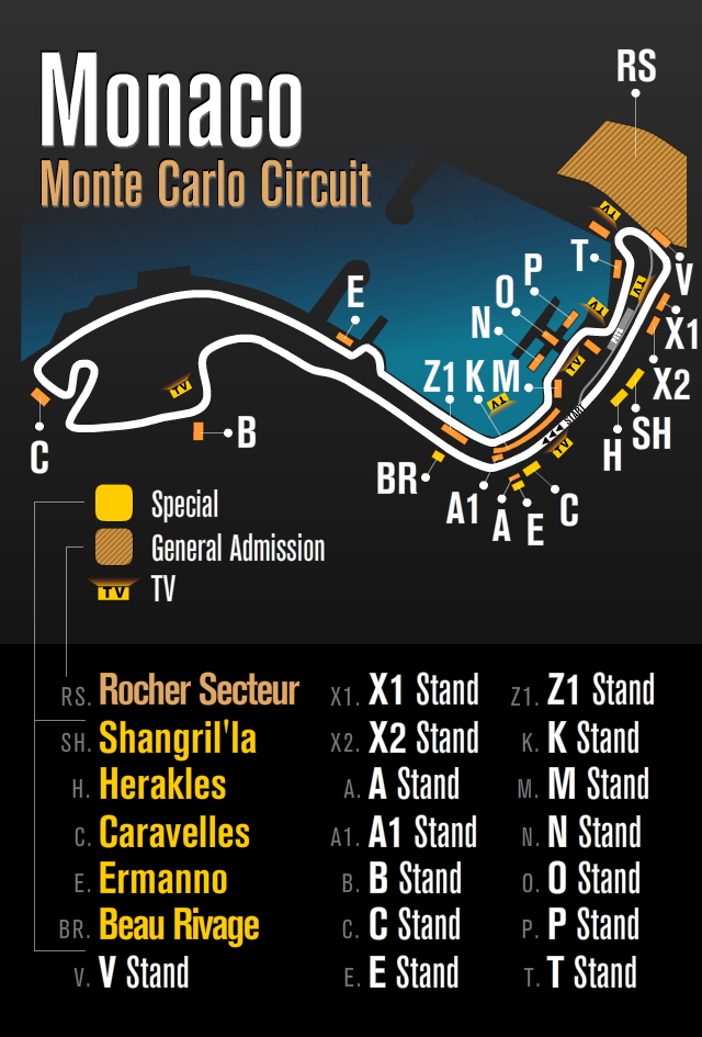 F1 Virtual Map Monaco Monaco Formula 1 Monaco Grand Prix